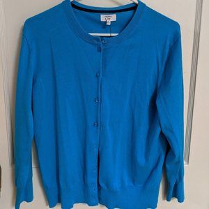 crown & ivy blue sweater